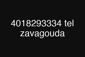 4018293334 tel zavagouda