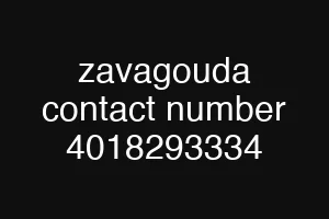 zavagouda contact number 4018293334